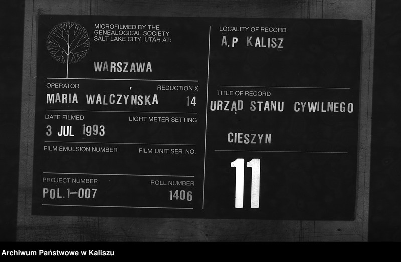 Obraz 1 z jednostki "[Księga zgonów]"