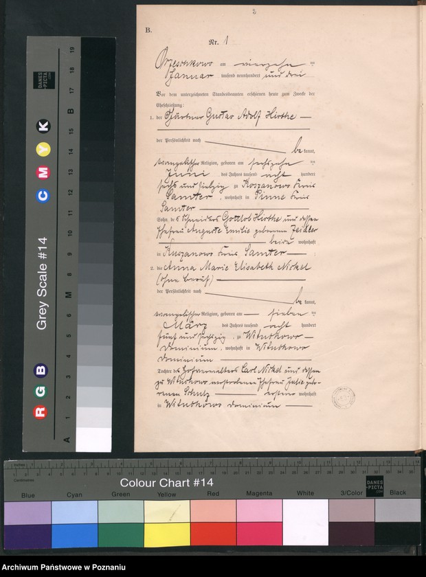 Obraz 4 z jednostki "Księga małżeństw"