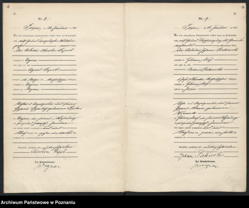 Obraz 7 z jednostki "Księga miejscowa zgonów"