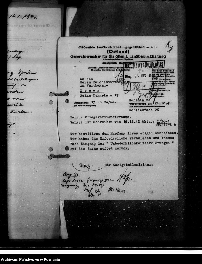 Obraz 11 z jednostki "Kriegsverdienstkreuze"