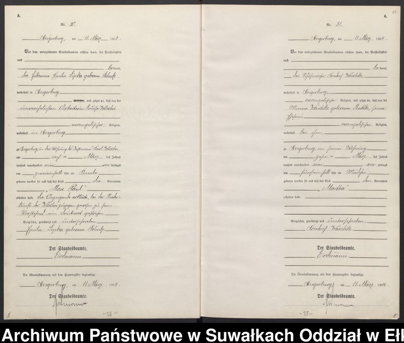 image.from.unit.number "Geburts-Neben-Register des Preussischen Standesamtes Angerburg Kreis Angerburg"