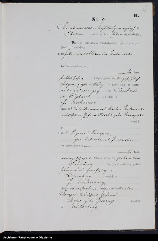 image.from.team "Urząd Stanu Cywilnego w Księżym Lasku pow. szczycieński"