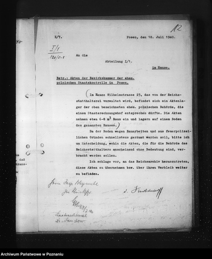 Obraz 16 z jednostki "Vorgänge über Makulatur"