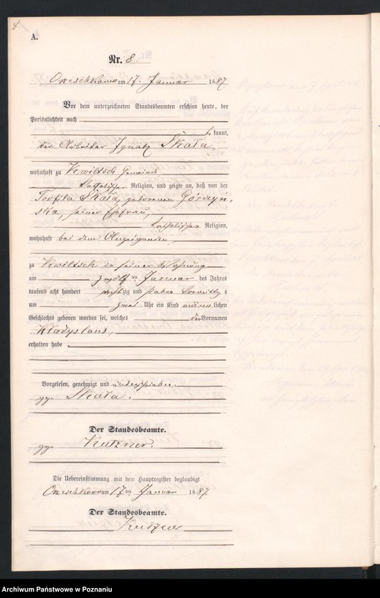 Obraz 11 z jednostki "Księga urodzeń"