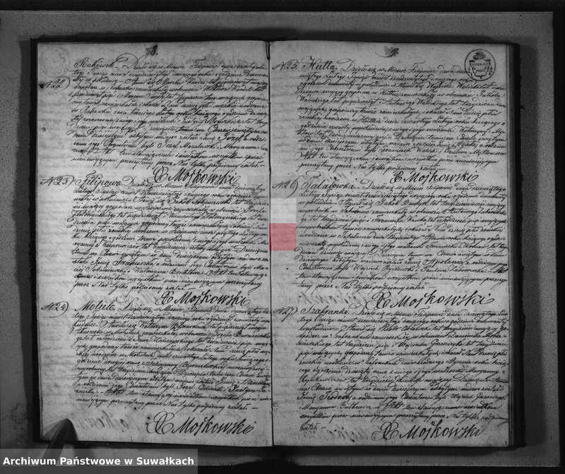 image.from.unit.number "Akta Duplikat zwana Urodzonych, Zaślubionych i Zmarłych Parafii Filipowskiej na rok 1862"