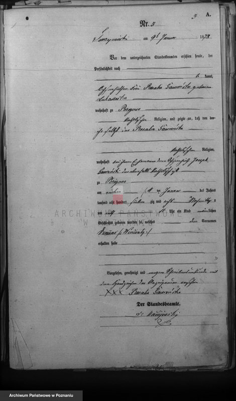 Obraz z zespołu "Urząd Stanu Cywilnego Tworzymierki (pow. gostyński)"