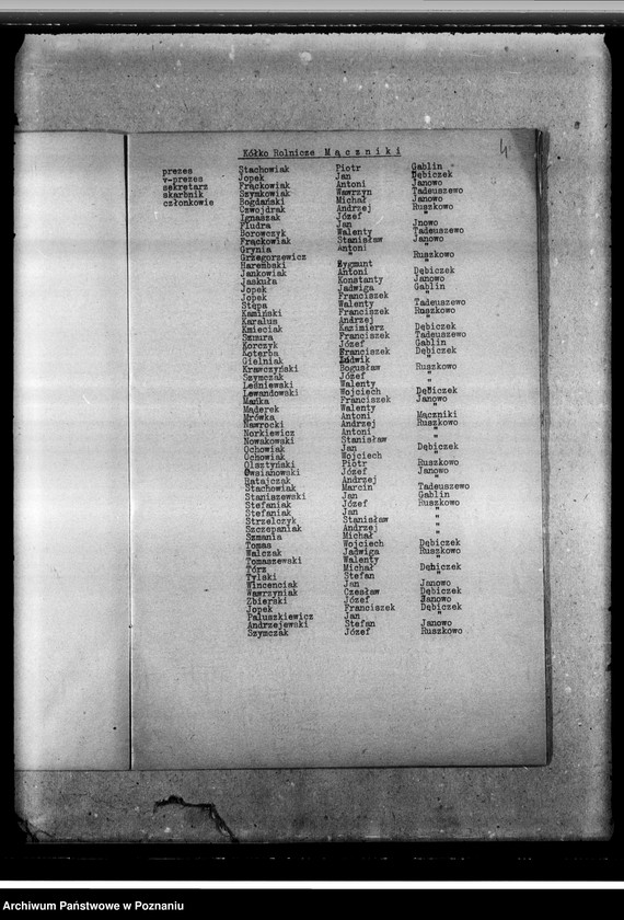 Obraz 9 z jednostki "Imienny spis członków kółek rolniczych powiatu Środa"