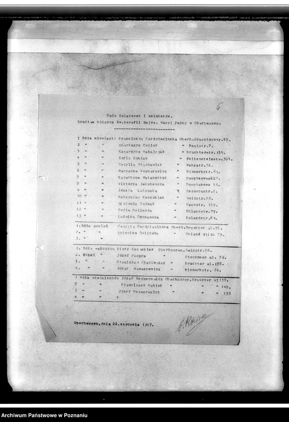 Obraz 10 z jednostki "Korespondencja, wycinki prasowe, wykazy, sprawy finansowe"