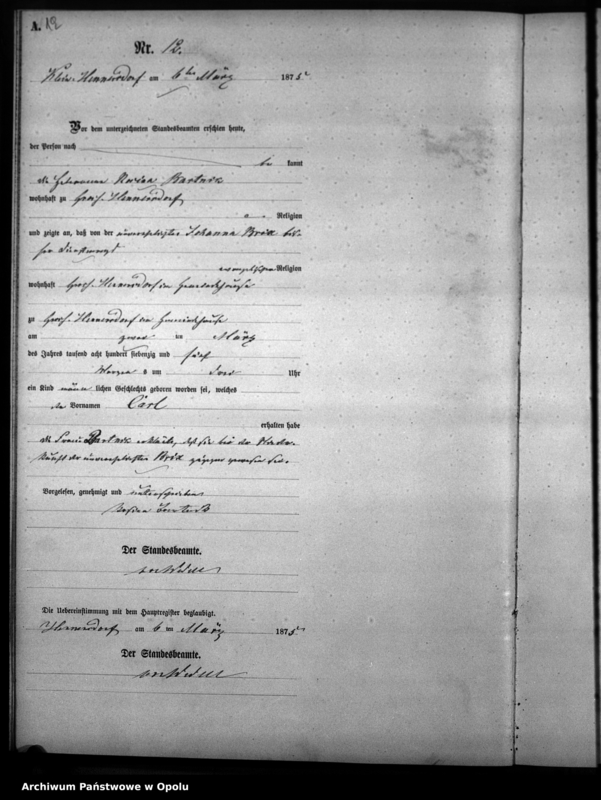 image.from.unit.number "Geburts-Neben-Register des Standesamtsbezirks Hennersdorf [1875]"