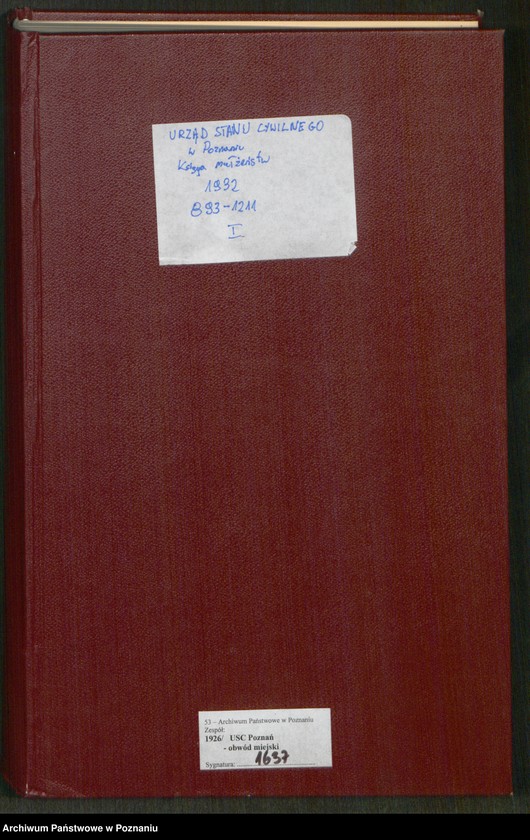 Obraz 2 z jednostki "Księga miejscowa małżeństw tom IV [Rejestr główny małżeństw]"