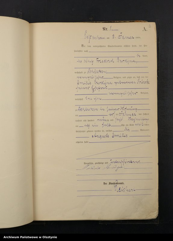 image.from.unit.number "Geburts-Haupt-Register Nr 1 - 225"