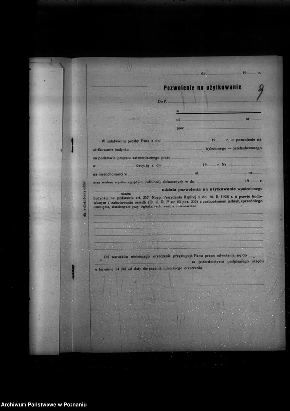 Obraz 13 z jednostki "/Zatwierdzenie budowy zakładu przemysłowego Rolniczej Spółki Olejarskiej Spółka z o. o. w Szamotułach/"