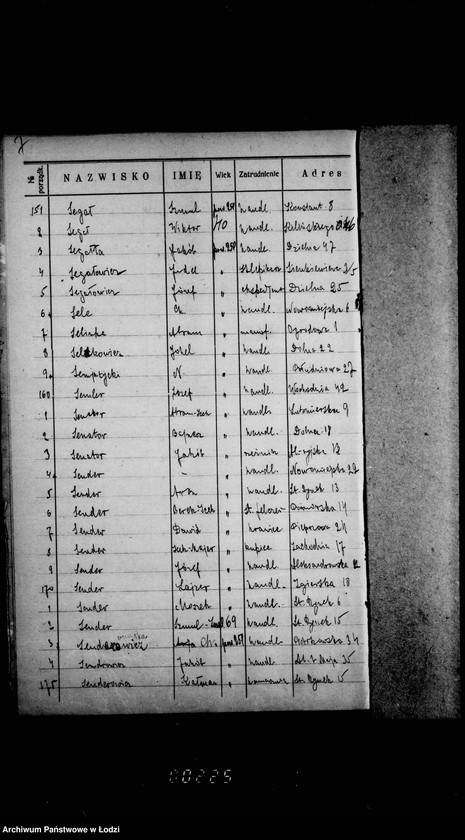 Obraz 12 z jednostki "Lista wyborców Gminy Wyznaniowej Żydowskiej w Łodzi 1924 r. lit. S"