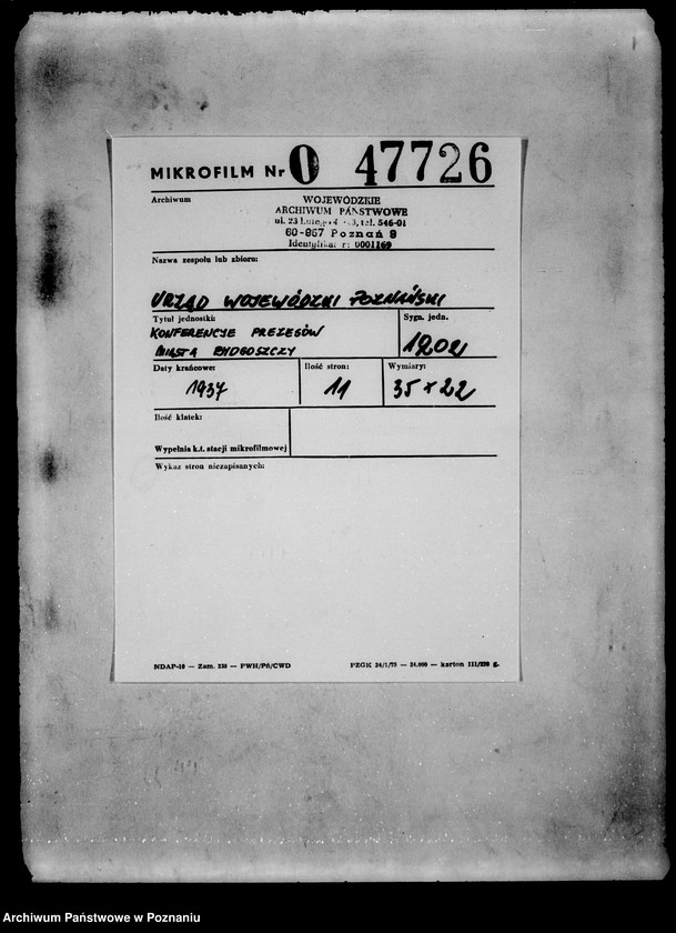 Obraz 2 z jednostki "/Konferencje Prezesów Miasta Bydgoszczy/"