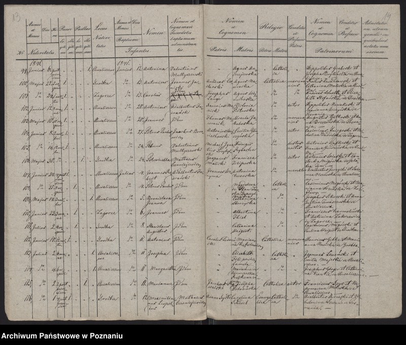 Obraz 9 z jednostki "Spis urodzeń"