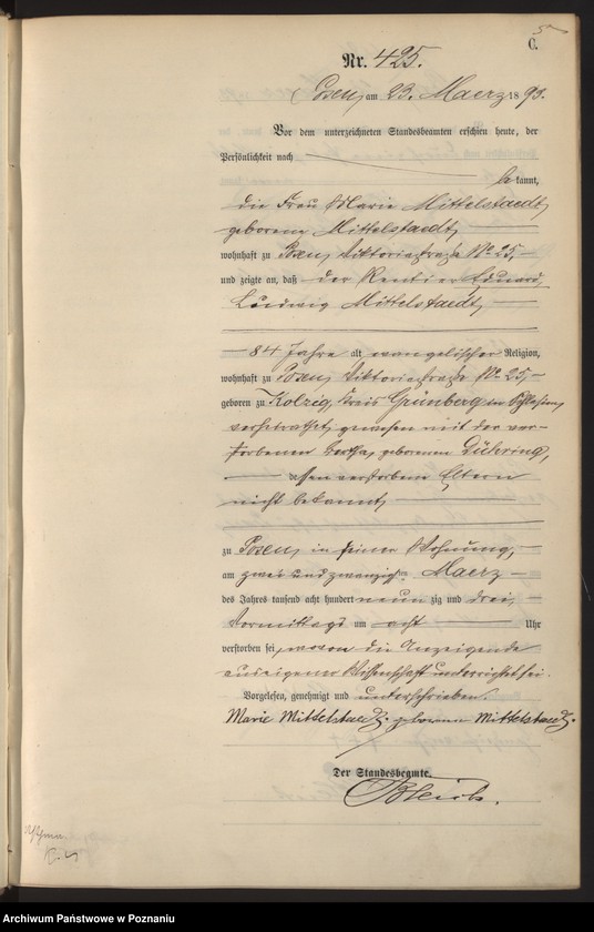 Obraz 8 z jednostki "Księga zgonów t. II"