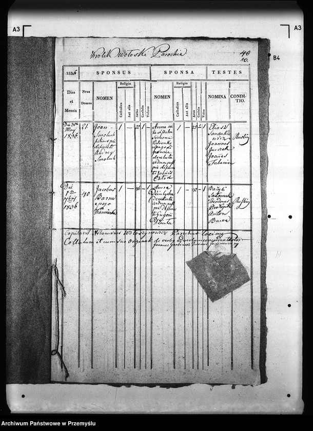 Obraz 14 z jednostki "[Kopie ksiąg metrykalnych parafii Królik Wołoski z filią Królik Polski (dekanat Rymanów)]"