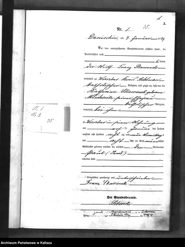 Obraz 4 z jednostki "[Księga urodzeń]"