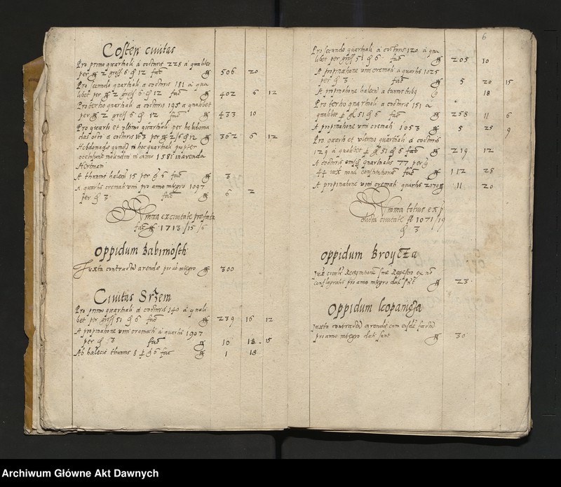 image.from.unit.number "Regestrum contributionum de diversis palatinatibus Maioris Poloniae."