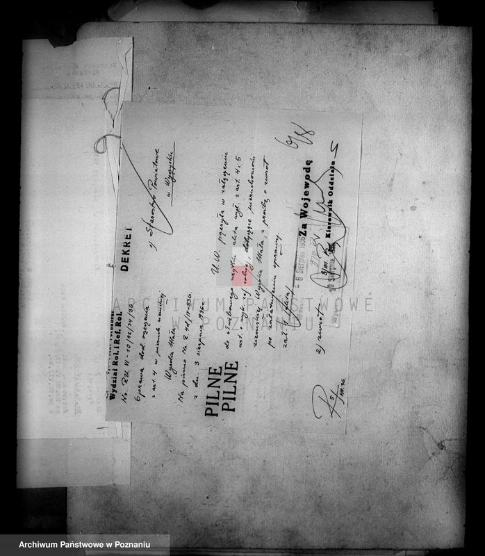 Obraz 11 z jednostki "Majątek Wysoka Mała wyłączenie z art.. 4 i 5 ustawy o wykonaniu reformy Welter Buttner"