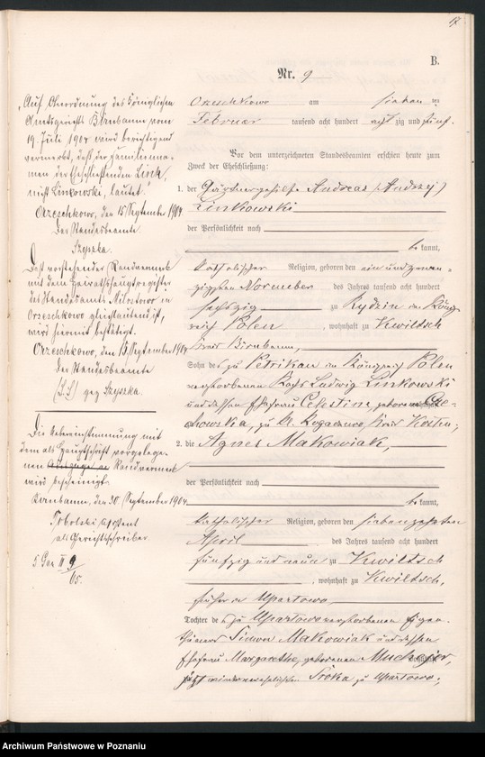 Obraz 20 z jednostki "Księga małżeństw"