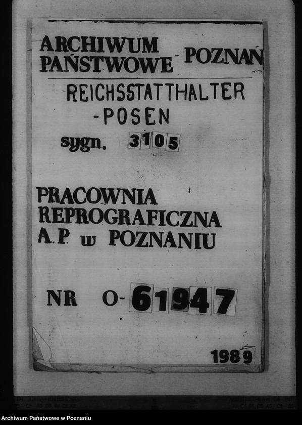 Obraz 19 z jednostki "Oberlandesgericht in Posen, Gerichtsplatz 10a. - sprawy budowlane"