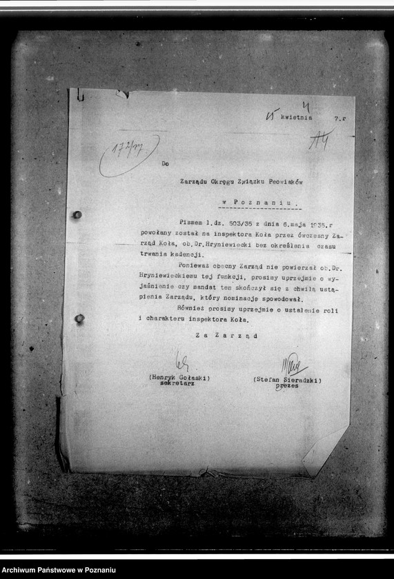 image.from.unit.number "Korespondencja w sprawach personalno - organizacyjnych dotycząca m.in. udzielania pomocy w zatrudnieniu, otrzymaniu mieszkania i pomocy materialnej"