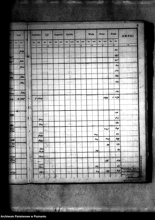 Obraz 13 z jednostki "Rejestr pomiarowy gruntów przymusowej parcelacji majątku Ląd powiatu konińskiego"