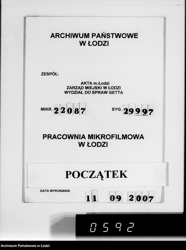 Obraz 1 z jednostki "Eingang [książka magazynowa towarów przychodzących do Getta]"