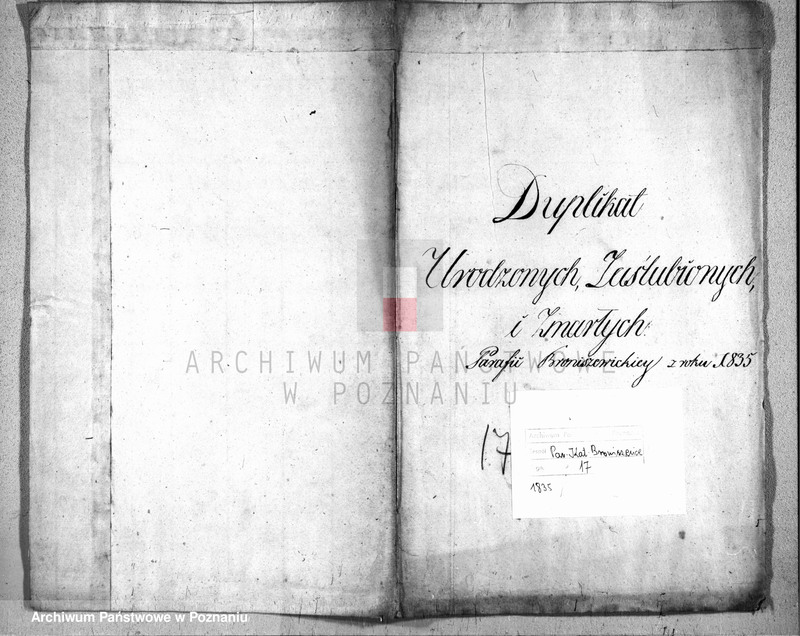 image.from.unit.number "Akta urodzeń, małżeństw i zgonu"