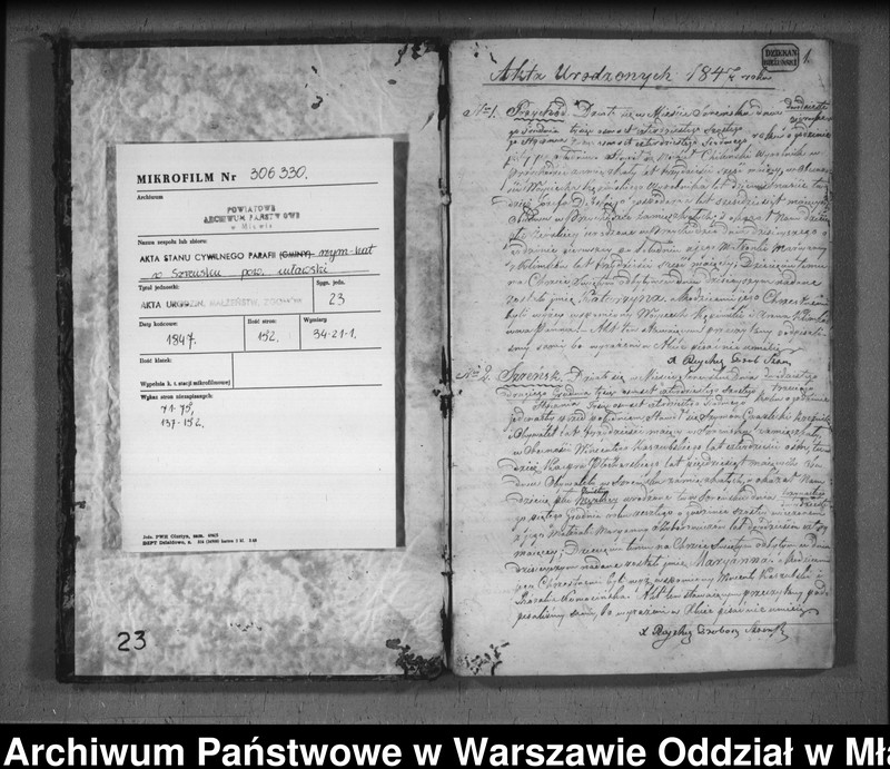 image.from.unit.number "Akta urodzeń, małżeństw i zgonów"