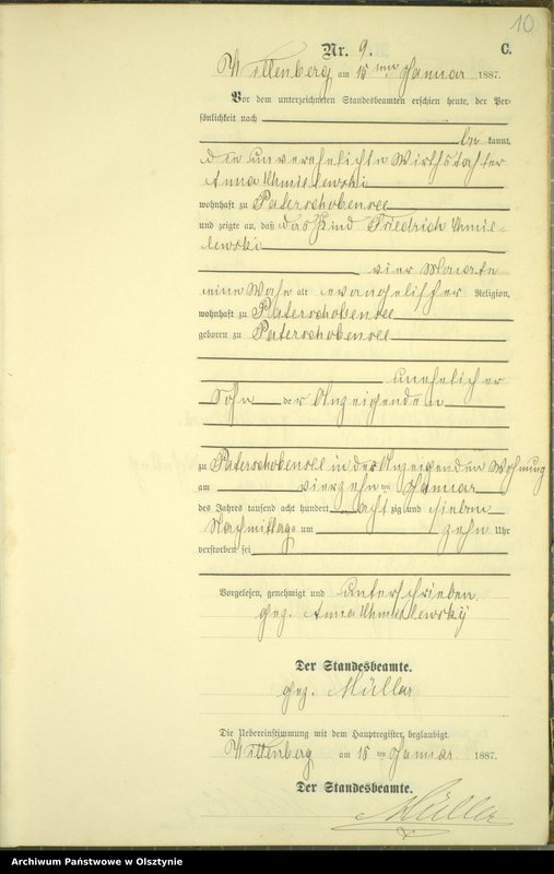 image.from.unit.number "Sterbe-Neben-Register Nr 1 - 168"