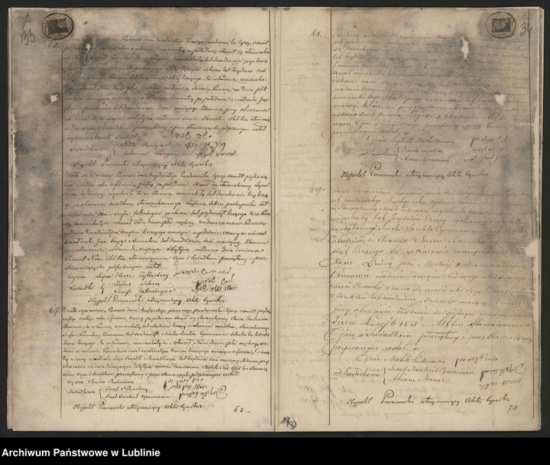 Obraz 20 z jednostki "Księga urodzeń, małżeństw i zgonów"