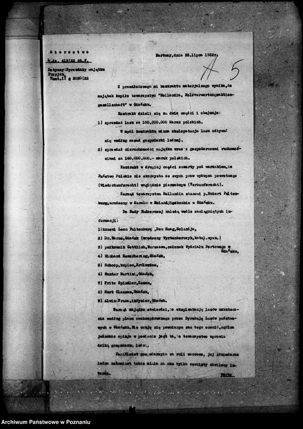 Obraz 9 z jednostki "Majątki prywatne [sprzedaż majątku "Przyjaźń" - Reinfelde na Pomorzu]"