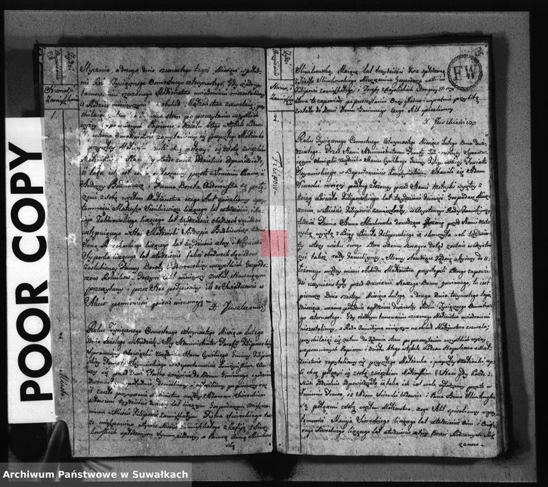 image.from.unit.number "Akta Zaślubionych Gminy Filipowskiey od 1go Stycznia 1814 R-u"