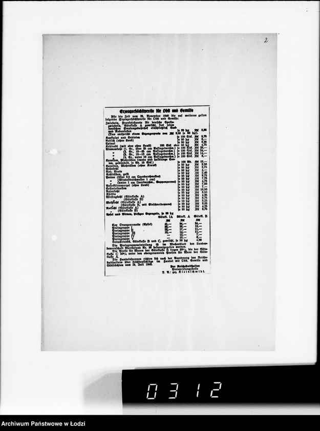 Obraz 6 z jednostki "Amtliche.Bekanntmachungen, Erzeugerhöhstpreise für Obst und Gemüse."