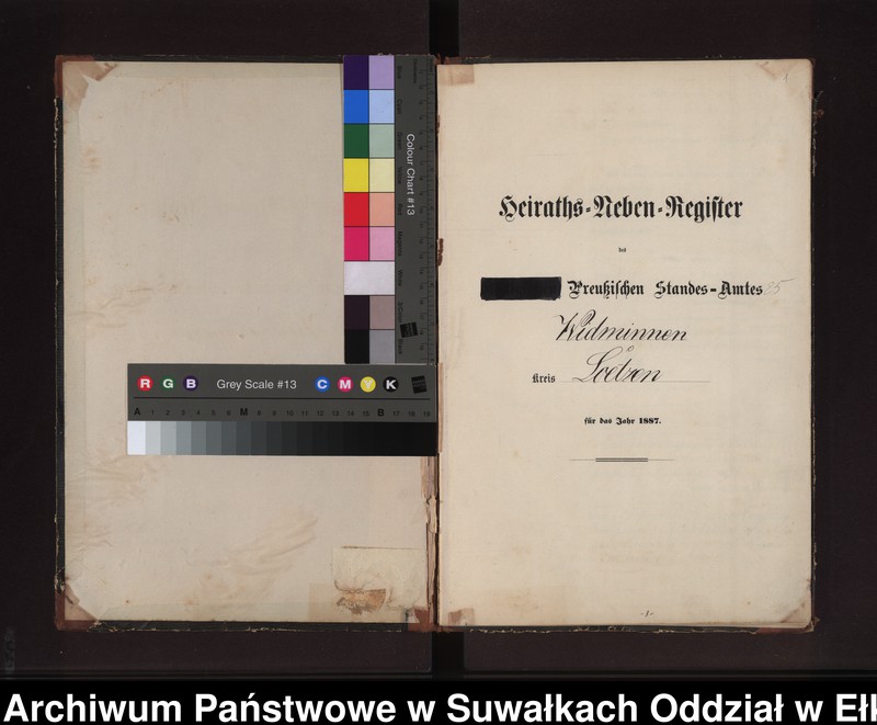 image.from.unit.number "Heiraths-Neben-Register des Preussischen Standes-Amtes Widminnen Kreis Loetzen"