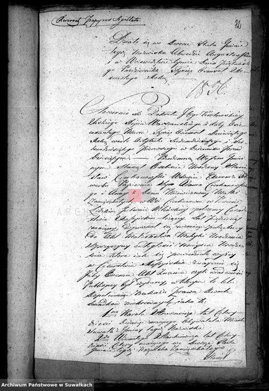 Obraz 19 z jednostki "[Anexy U.S.C. parafii suwalskiej wyznanie rzymsko-katolickie rok 1816]"