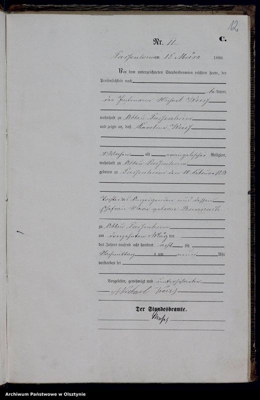 image.from.unit.number "Sterbe-Haupt-Register Nr 1 - 54"