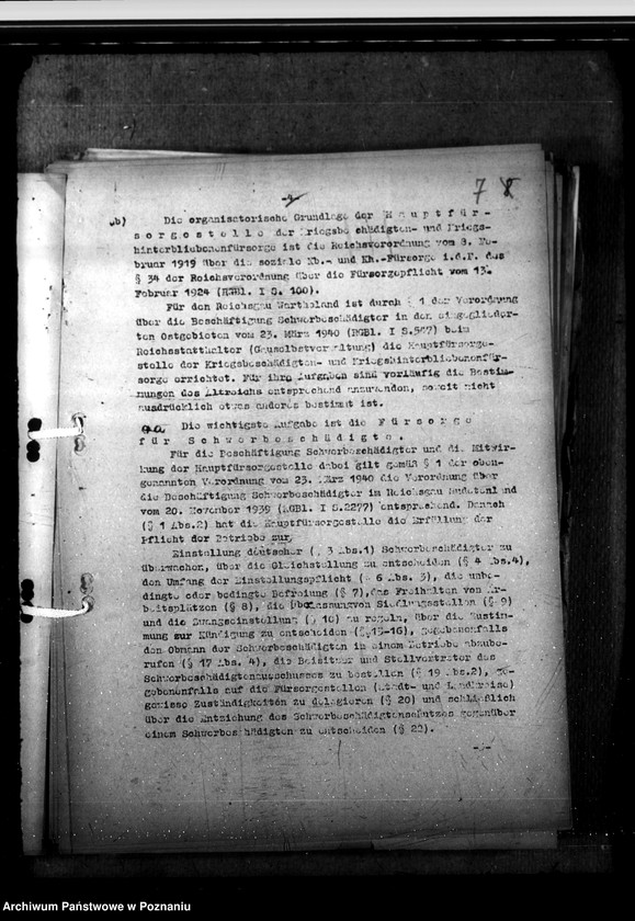 Obraz 11 z jednostki "Protokoły z konferencji, zarządzenia i korespondencja w sprawie opieki społecznej"