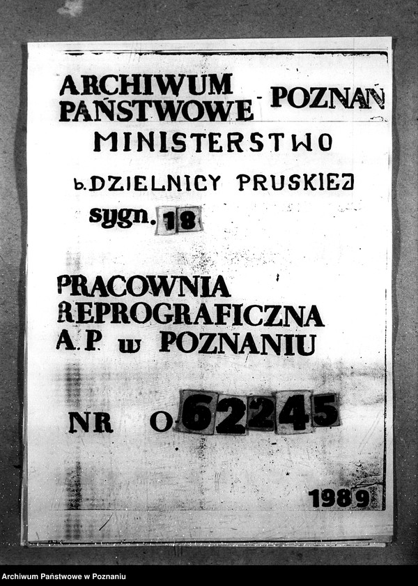 Obraz 1 z jednostki "Sprawy szczegółowo-administracyjne Państwowa Rada Rolnicza"