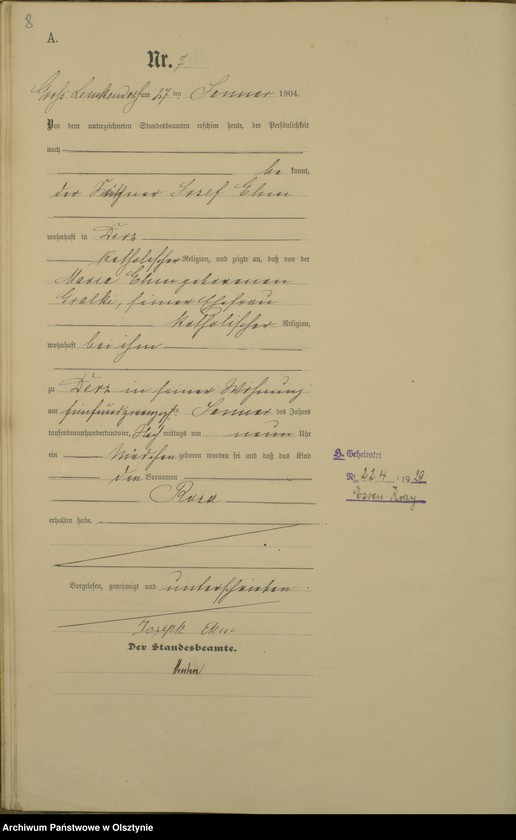 image.from.unit.number "Geburts-Haupt-Register Nr 1 - 105"