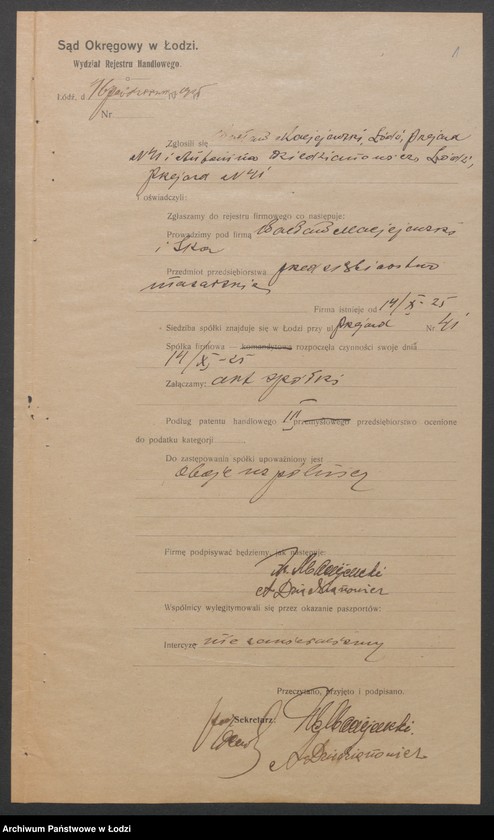 Obraz 3 z jednostki "Wacław Maciejewski i S-ka- przedsiębiorstwo masarskie"