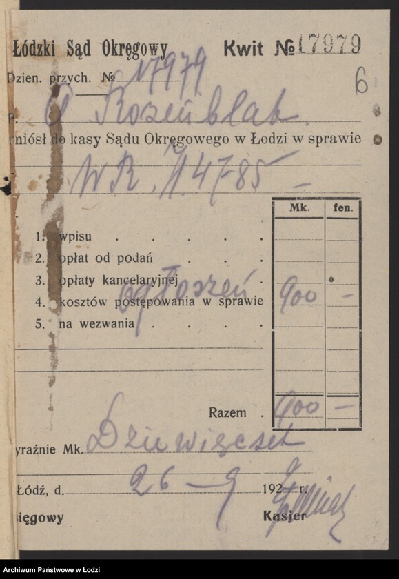 Obraz 8 z jednostki "Abram Rozenblat- sprzedaż resztek"