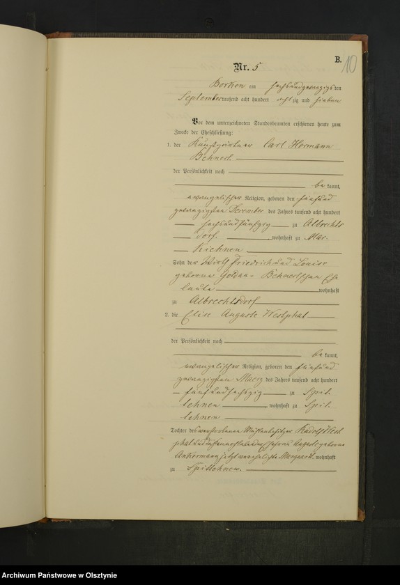 image.from.unit.number "Heiraths-Neben-Register Nr 1 - 9"