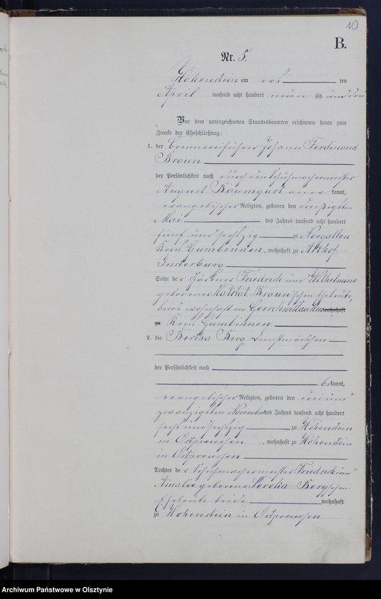 image.from.unit.number "Heiraths-Neben-Register Nr 1 - 15"