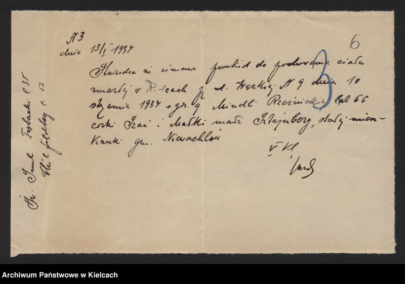 image.from.unit.number "Załączniki do akt zgonu Okręgu Bożniczego Kielce za rok 1934"