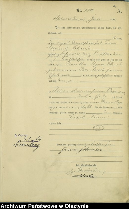 image.from.unit.number "Geburts-Haupt-Register Tom II,Nr 400 - 792"