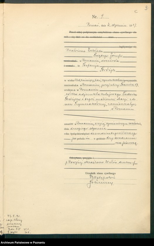 image.from.unit.number "Księga miejscowa zgonów tom I [Rejestr główny zgonów]"