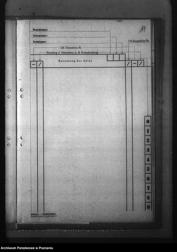 Obraz 15 z jednostki "Organisation und Führung der Registraturen bei der Behörde des Reichsstatthalters im Reichsgau Wartheland"